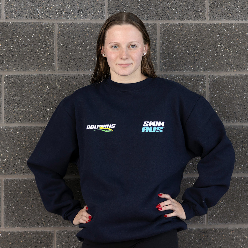 Kids Navy Swimming Sweater