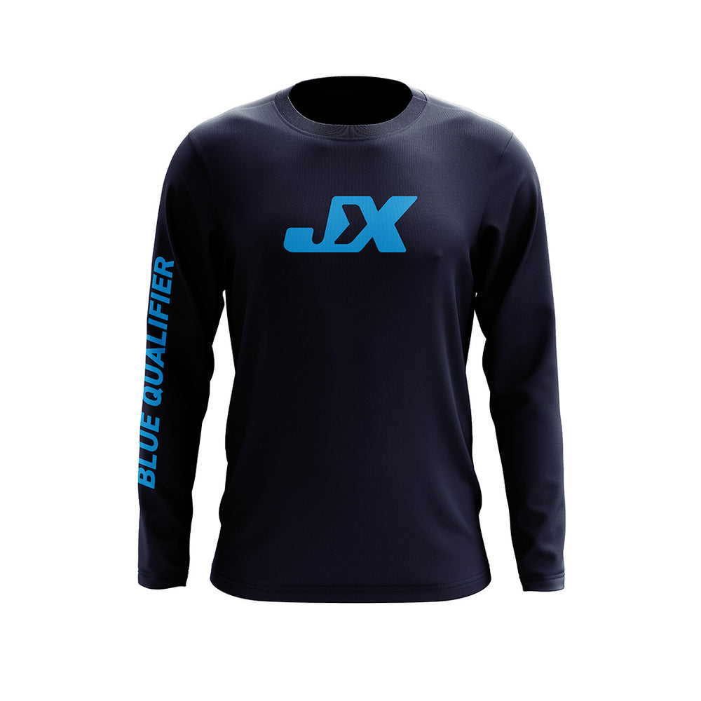 JX Blue Long Sleeve T-Shirt
