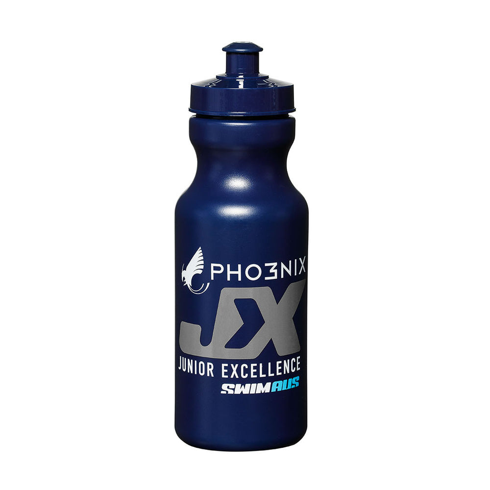 JX Silver Navy Water Bottle