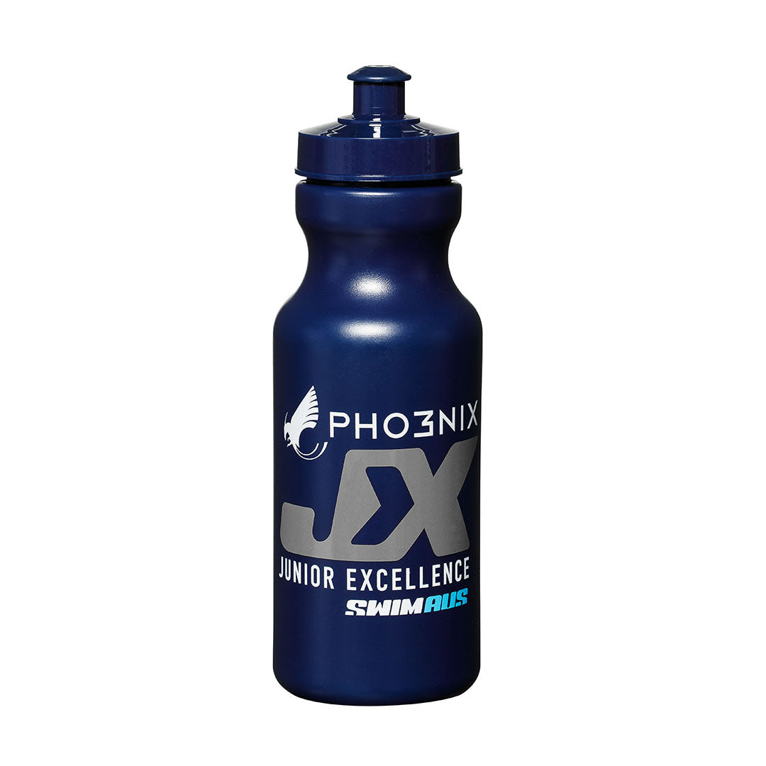 JX Silver Navy Water Bottle