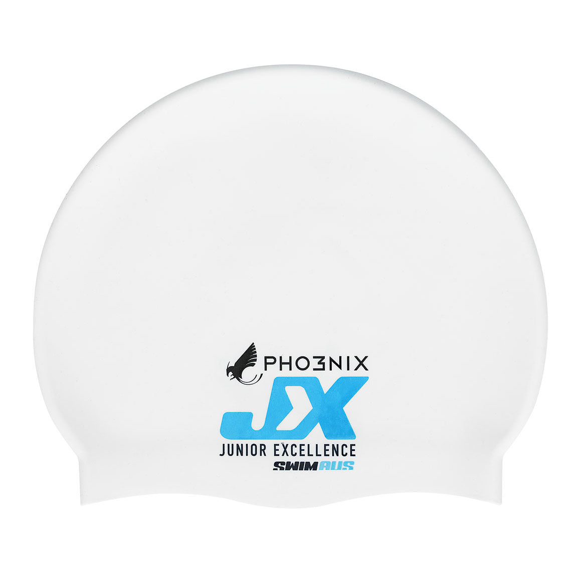 JX Blue Swim Cap