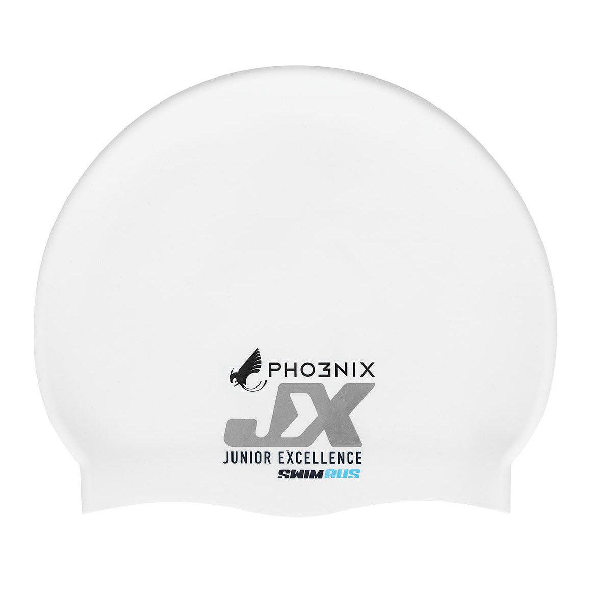 JX Silver Swim Cap